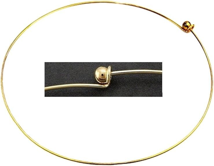 Gold Plated Neckwire Choker Pendant Fashion Jewelry Open Collar Necklace Base
