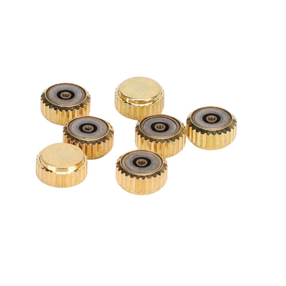 100Pack 3.0‑7.5mm Alloy Watch Crown Head Assortment Watchmaker Repair Box Kit