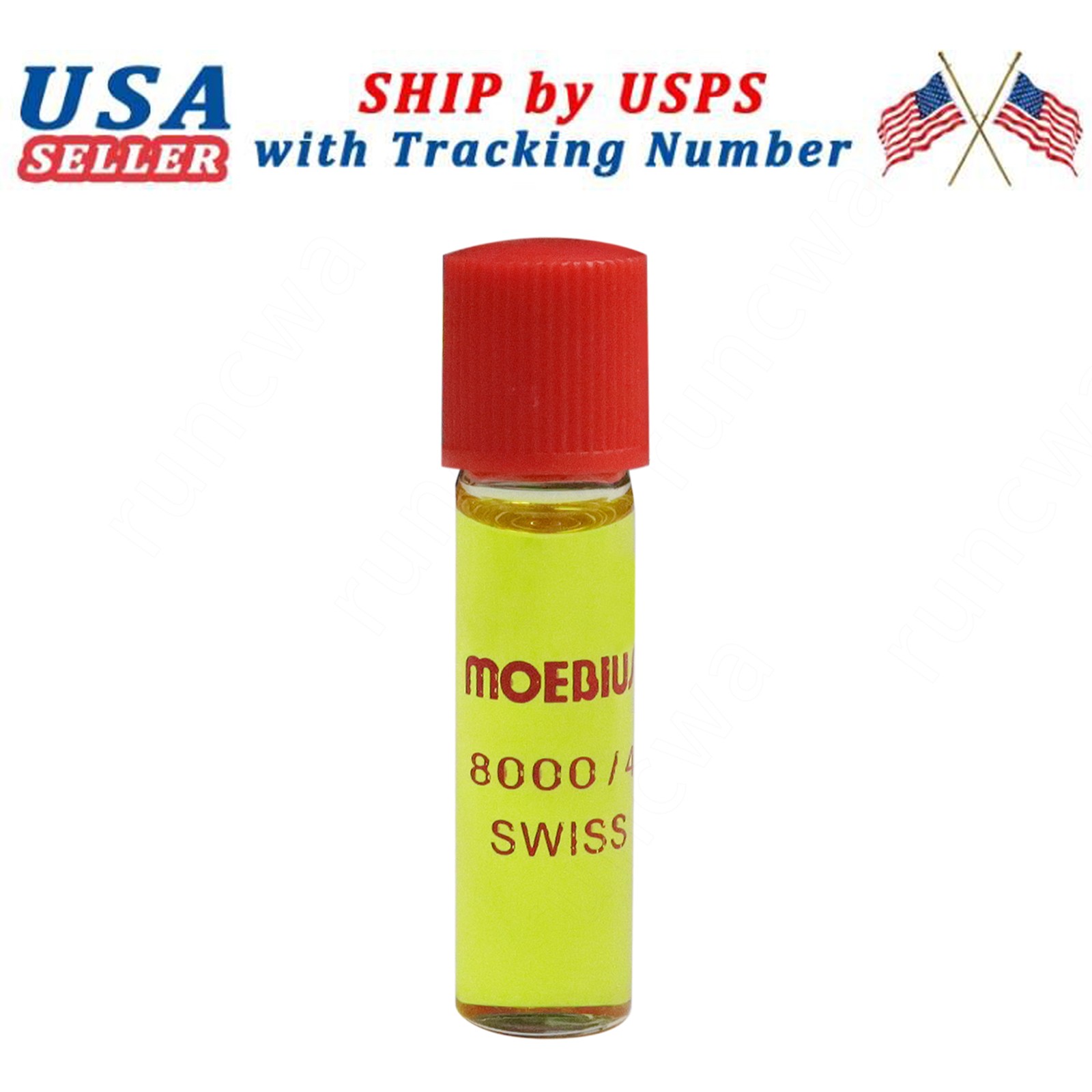 For Moebius Watch Oil 8000 2ml bottle Swiss Made (Guaranteed Fresh)