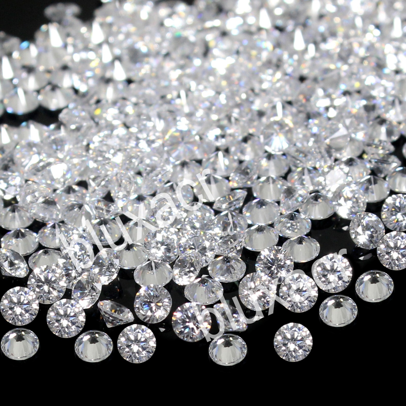 Certified Natural D Color VVS1 Clarity 0.80 MM Round White Diamond 1000 Pcs Lot