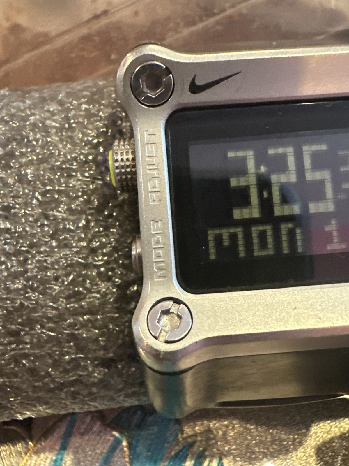 Pré-Owned In Very Good Conditions Nike ‘HAMMER’ WC0021 Black Chrono Alarm Watch