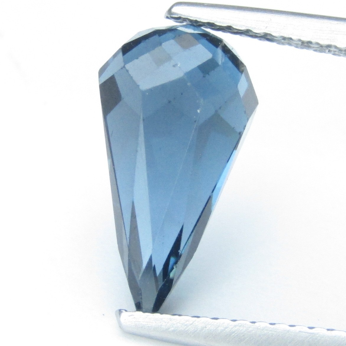 4.25Cts Ravishing Natural London Blue Topaz 13x7mm Pear Briolette Cut Gemstone