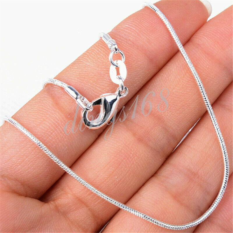 925 Sterling Silver Crucifix Cross Pendant +16/18/20/22/24/26-38″ Necklace H083s