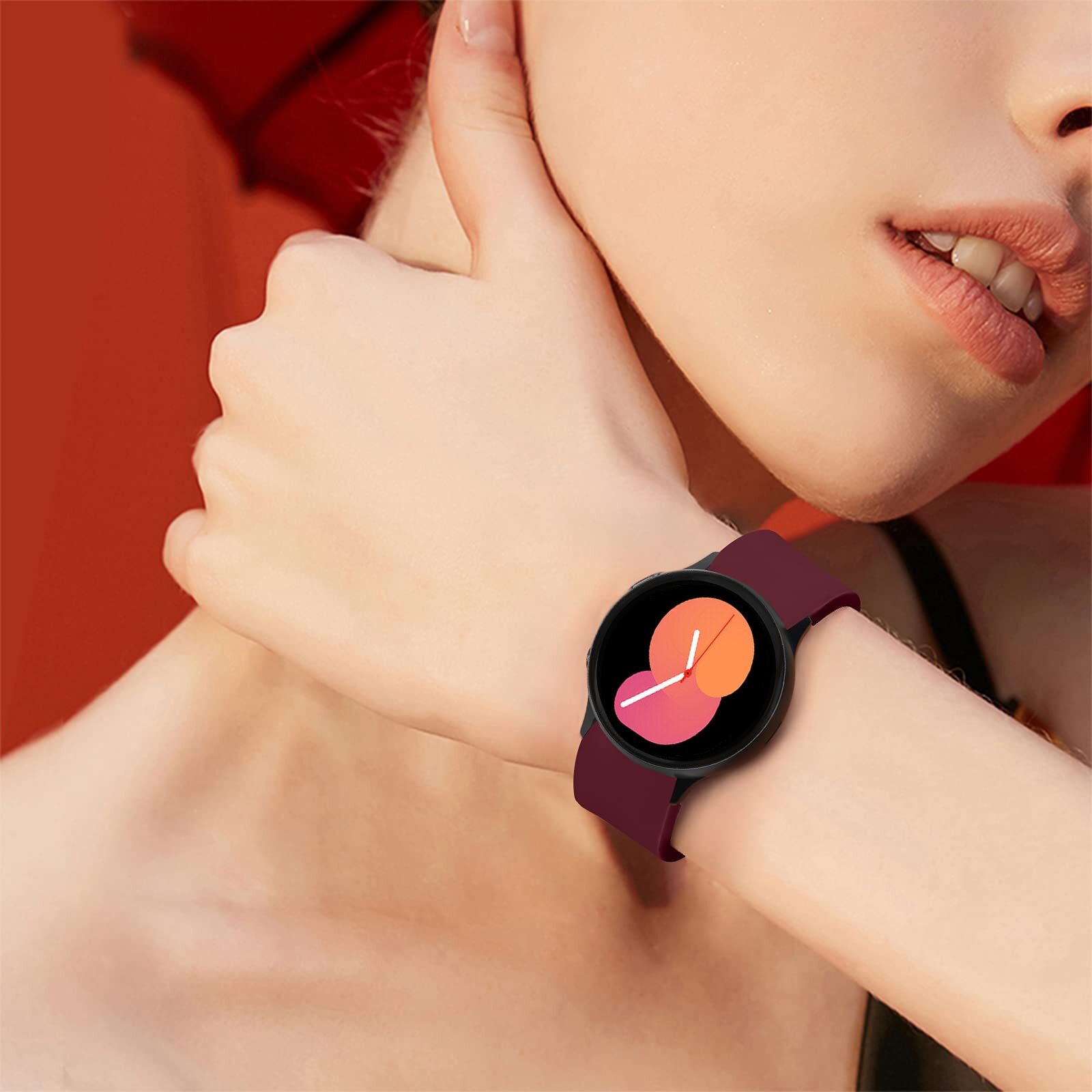 New Silicone Watch Band Strap For Samsung Galaxy Watch 4 5 6 7 40/44/43/47mm