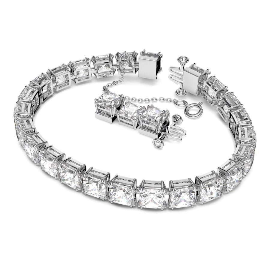 Swarovski Millenia White Large Crystal Octagon Cut Luxury Jewelry Set for Women