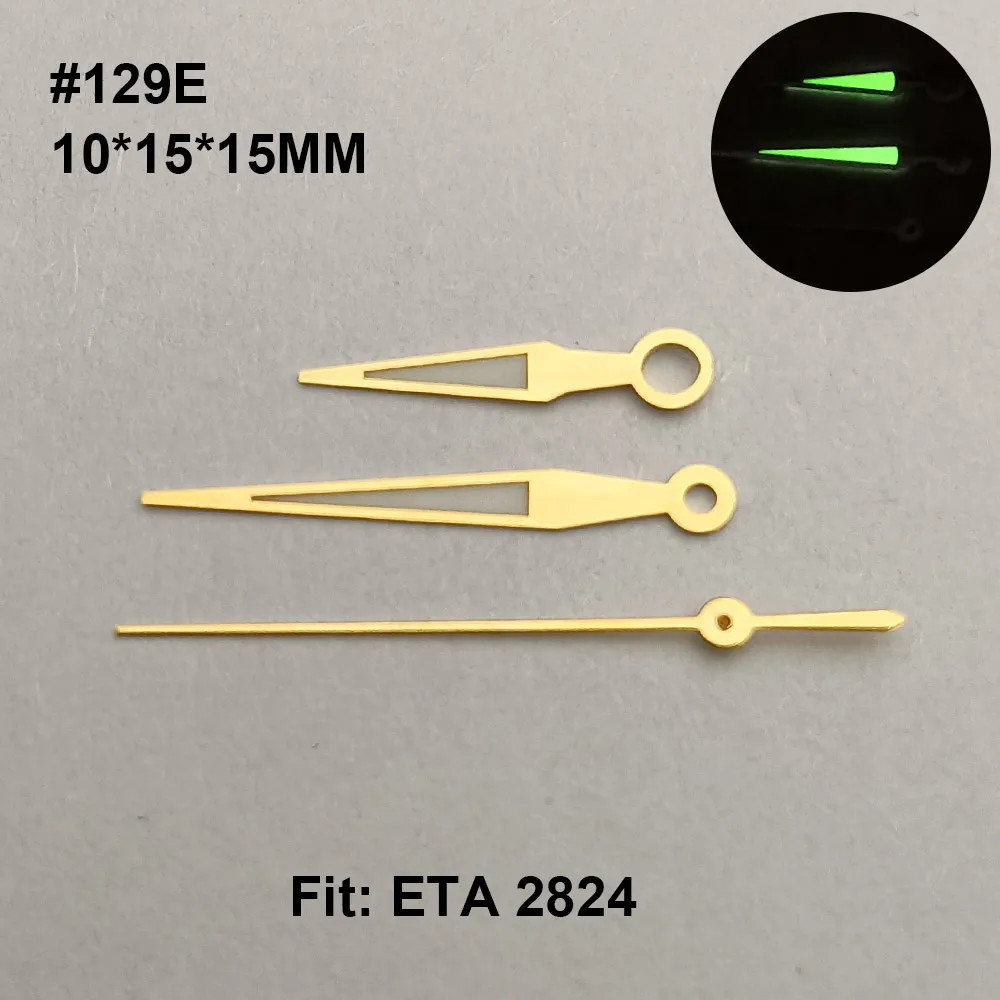 Luminous Watch Hands For ETA 2824 2836 Movement Mechanical Wristwatch Parts