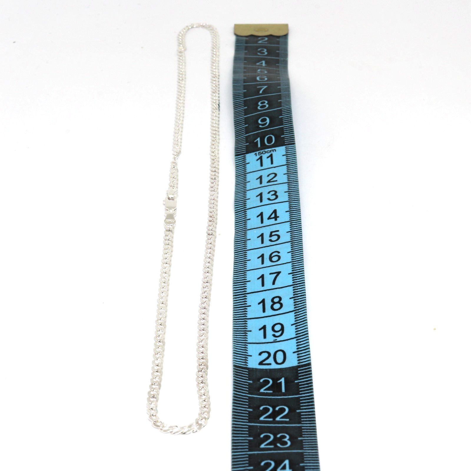 925 Sterling Silver Bandmax Jewellery Necklace 44cm Neck Chain