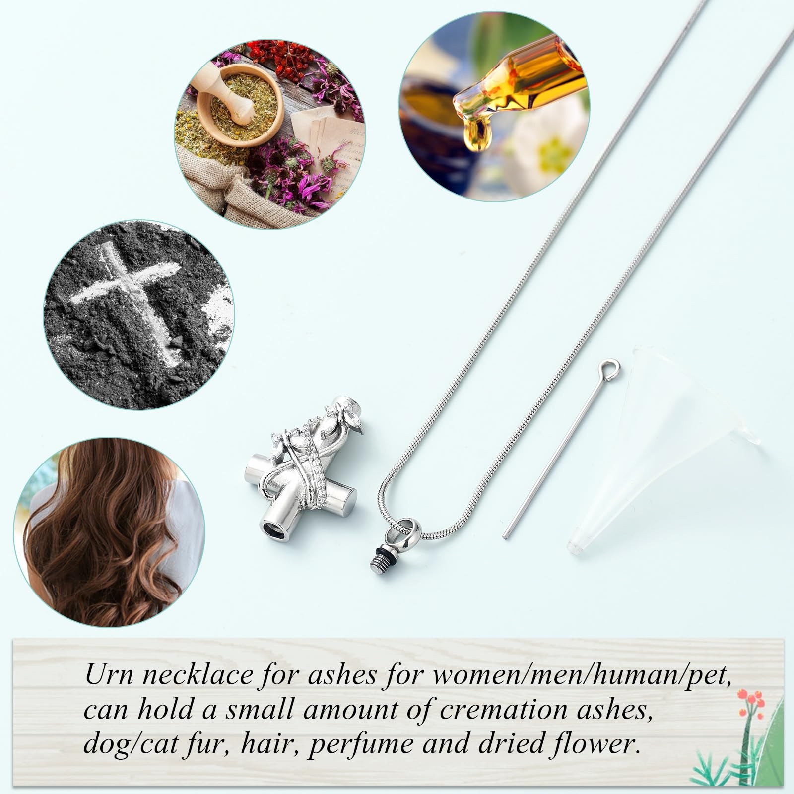 Urn Necklaces for Ashes Butterfly Urn Cremation Jewelry for Ashes for Human/Pet