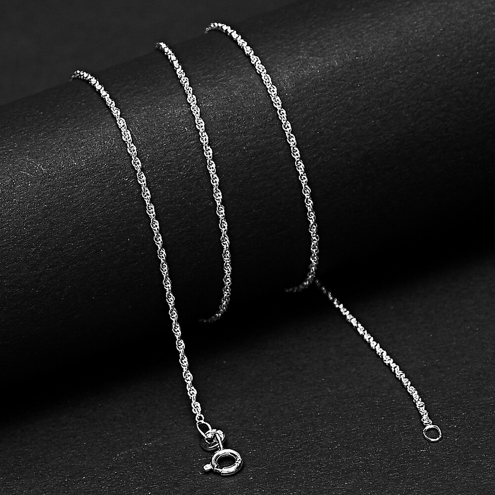 18 inch Rope Chain 925 Sterling Silver Jewelry DGC1046