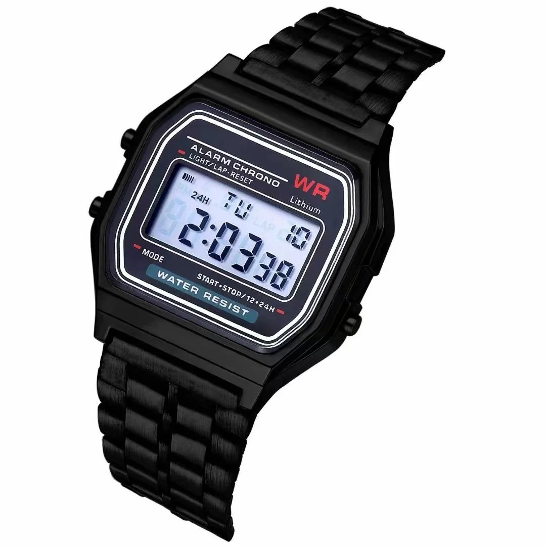 F 91W Classic Digital Resin Strap Watch Stopwatch Chronograph Sport Unisex Men