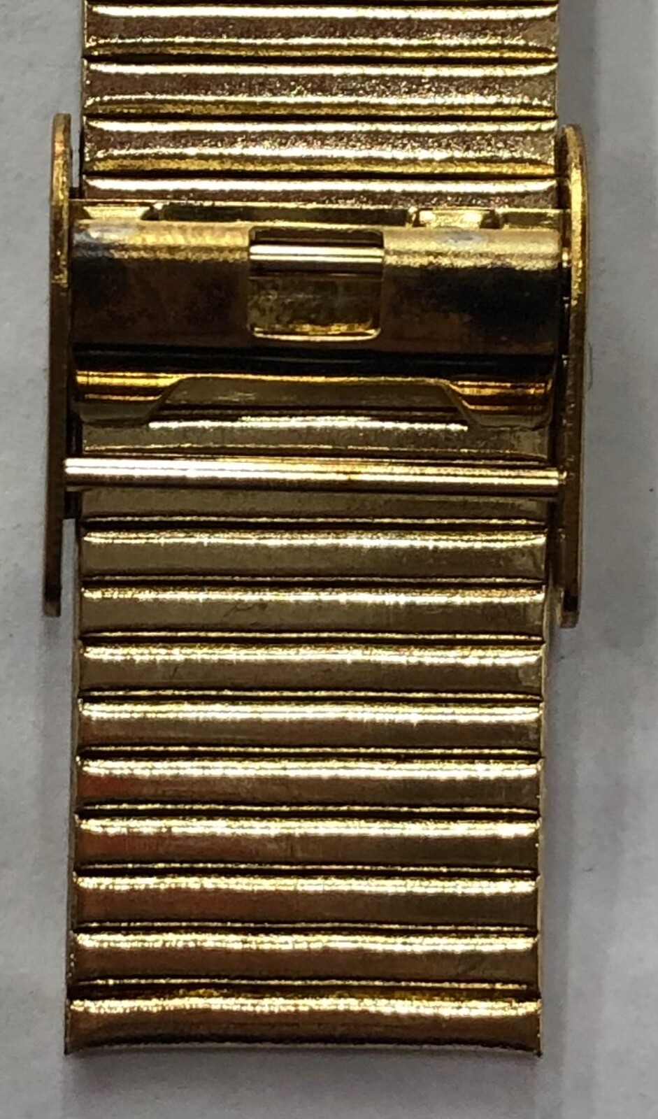 Unbranded Gold plated Stainless Steel Metal Watch Band 18mm #GPM2