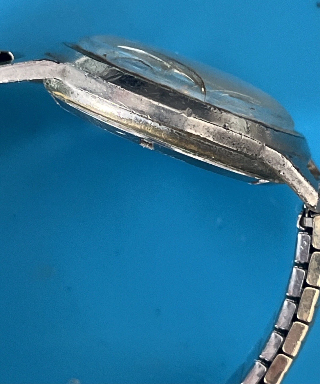Vintage Hilton 17 Jewels Incabloc Watch Not Running W/ 10k GF Top Band