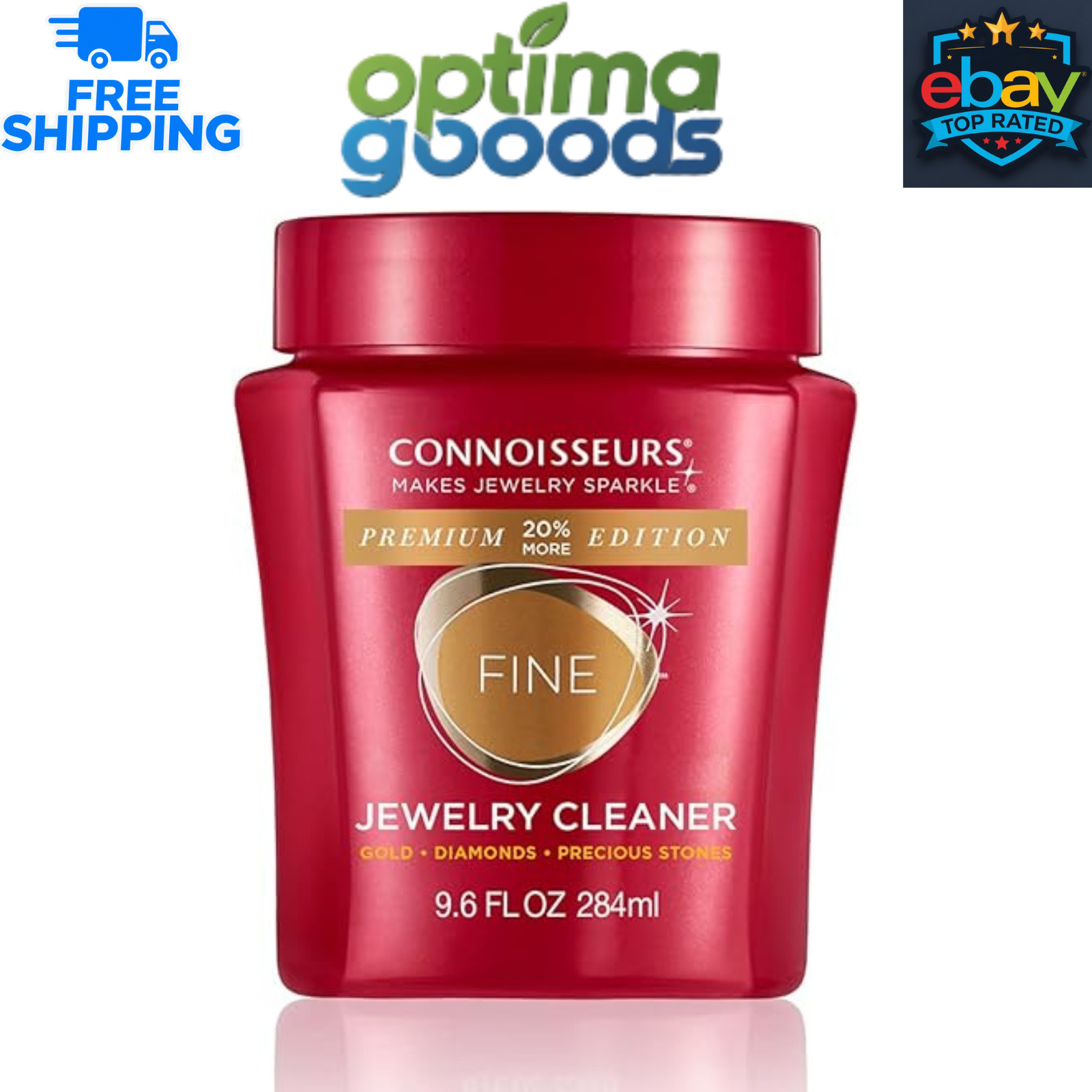 Connoisseurs Premium Edition Jewelry Cleaner 9.6oz Fine Silver Delicate Care