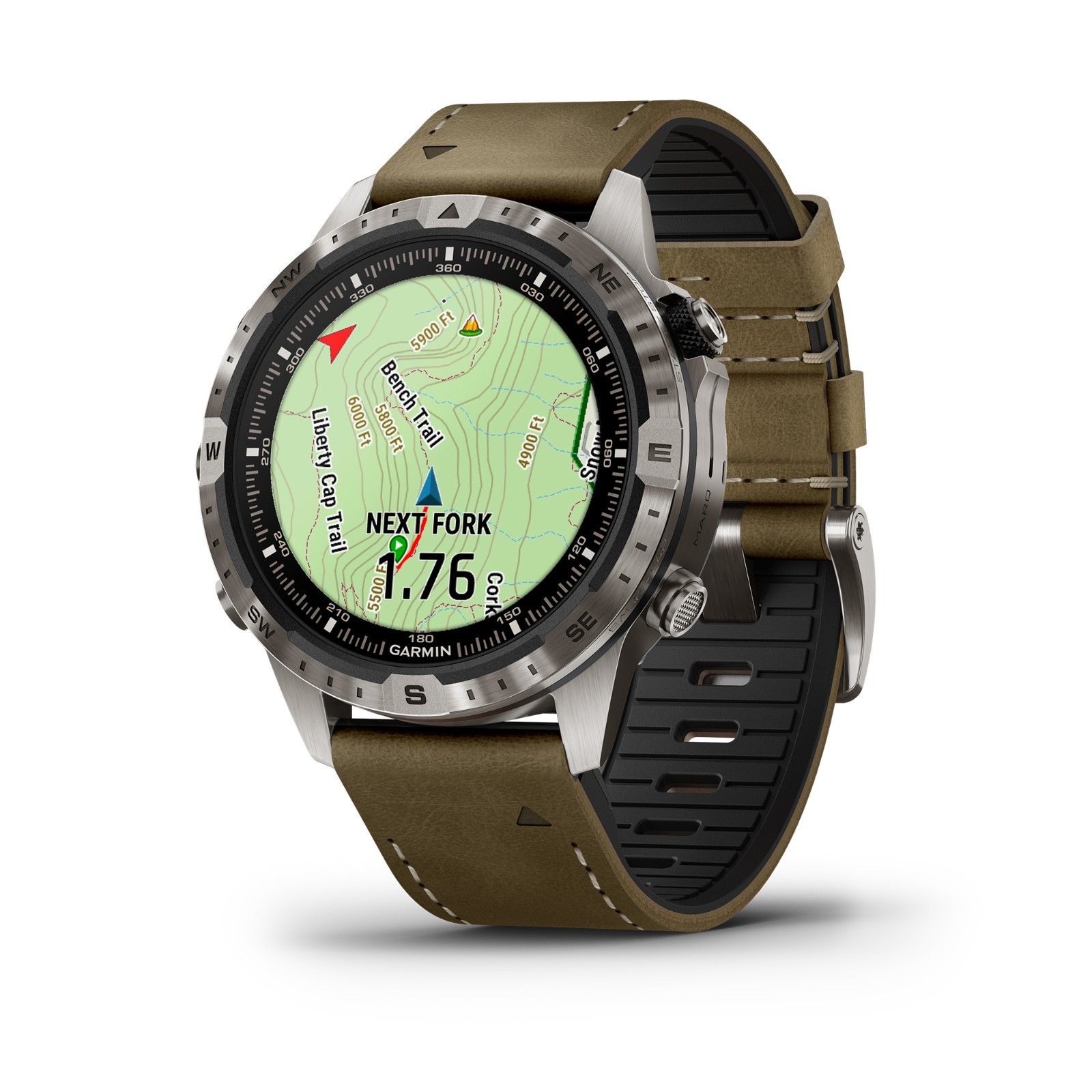 Garmin MARQ Adventurer Gen 2 Titanium Modern Tool Watch for Exploration