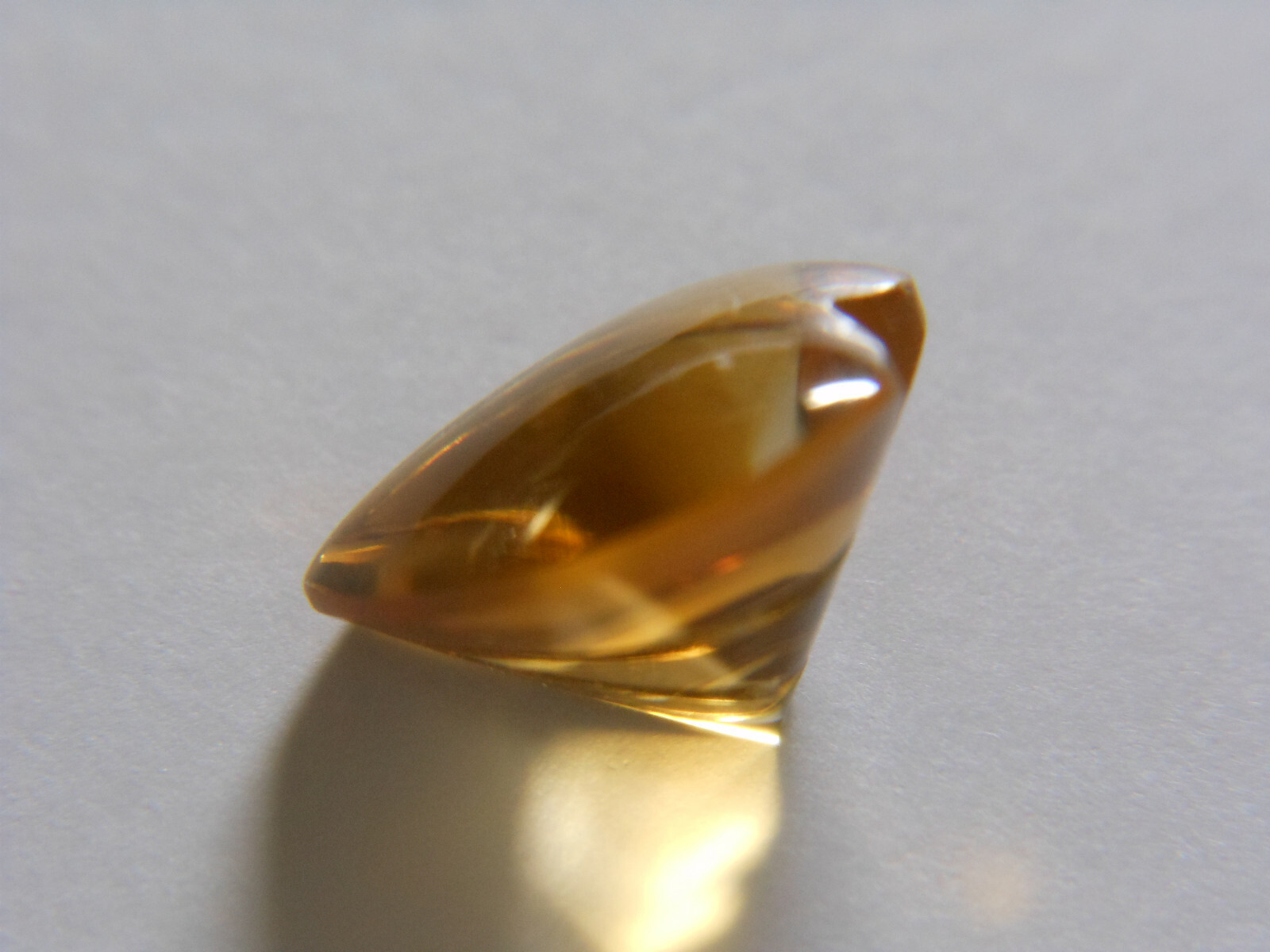 Citrine Fancy Laser Heart Cut 5.18 cts, USA 20 Year Vendor, German
