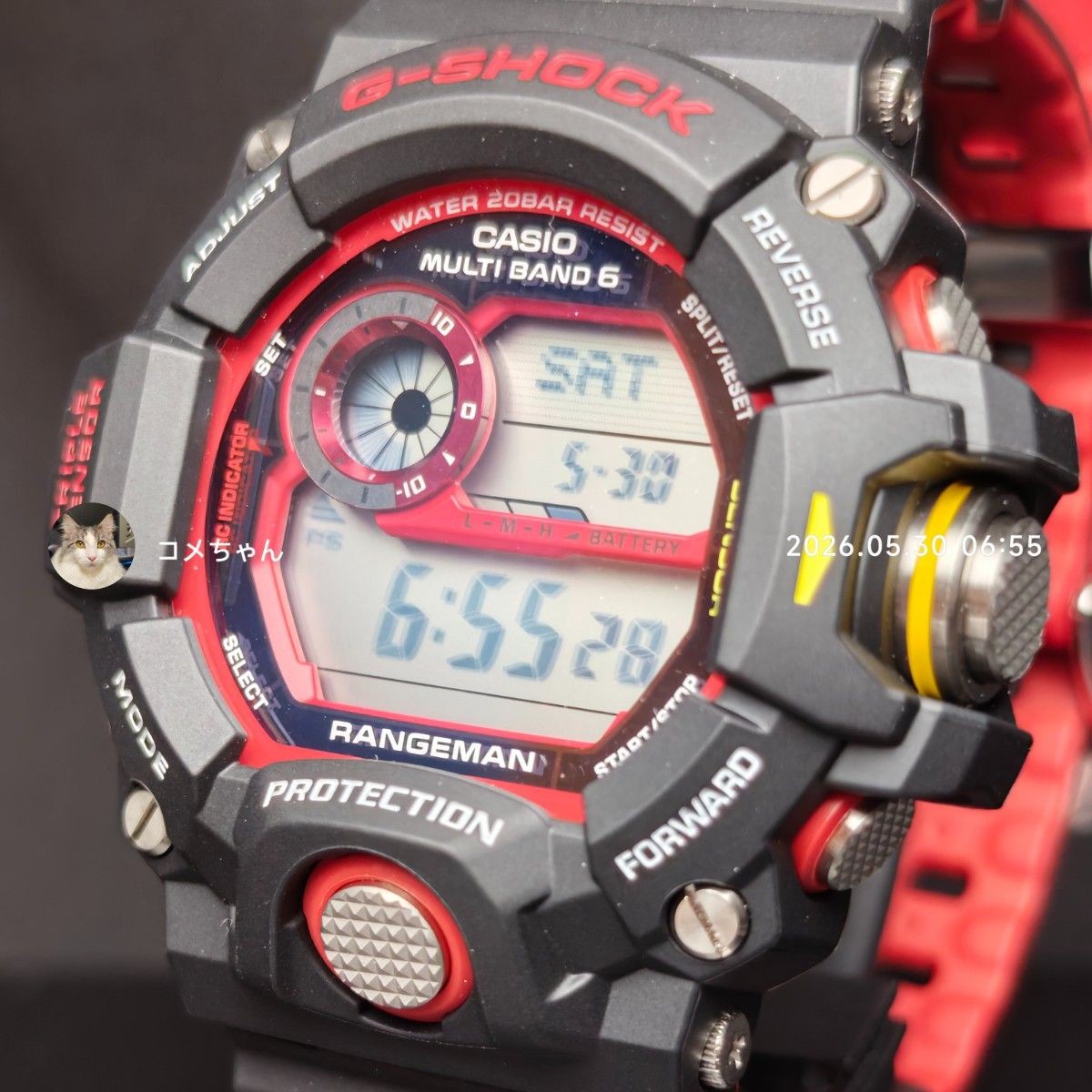 Rare Excellent Casio G SHOCK GW 9400NFST 1AJR Kobe Fire Department