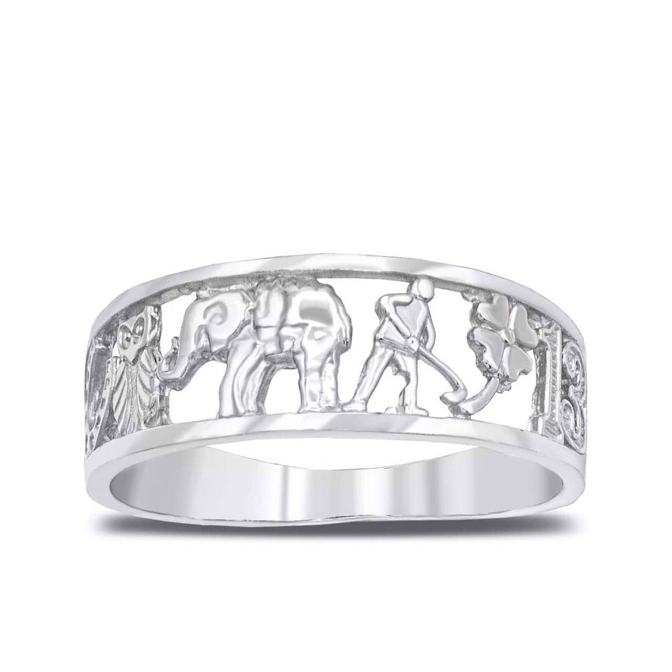Gold Lucky Talisman Ring (Available in Yellow/Rose/White Gold)