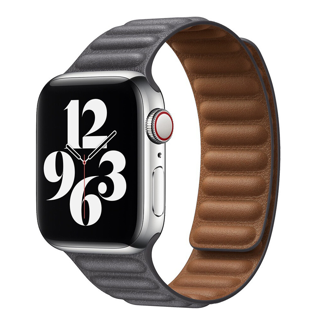 HOT For Apple Watch Leather Link Magnetic Unisex Band 45/49mm Ultra Series 8 7 6