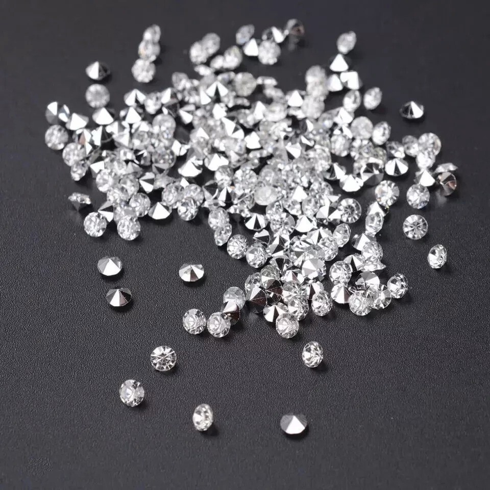 90 Pcs Loose CVD Lab Grown Diamond 2.00 MM Round D Color, IF CLARITY Certified