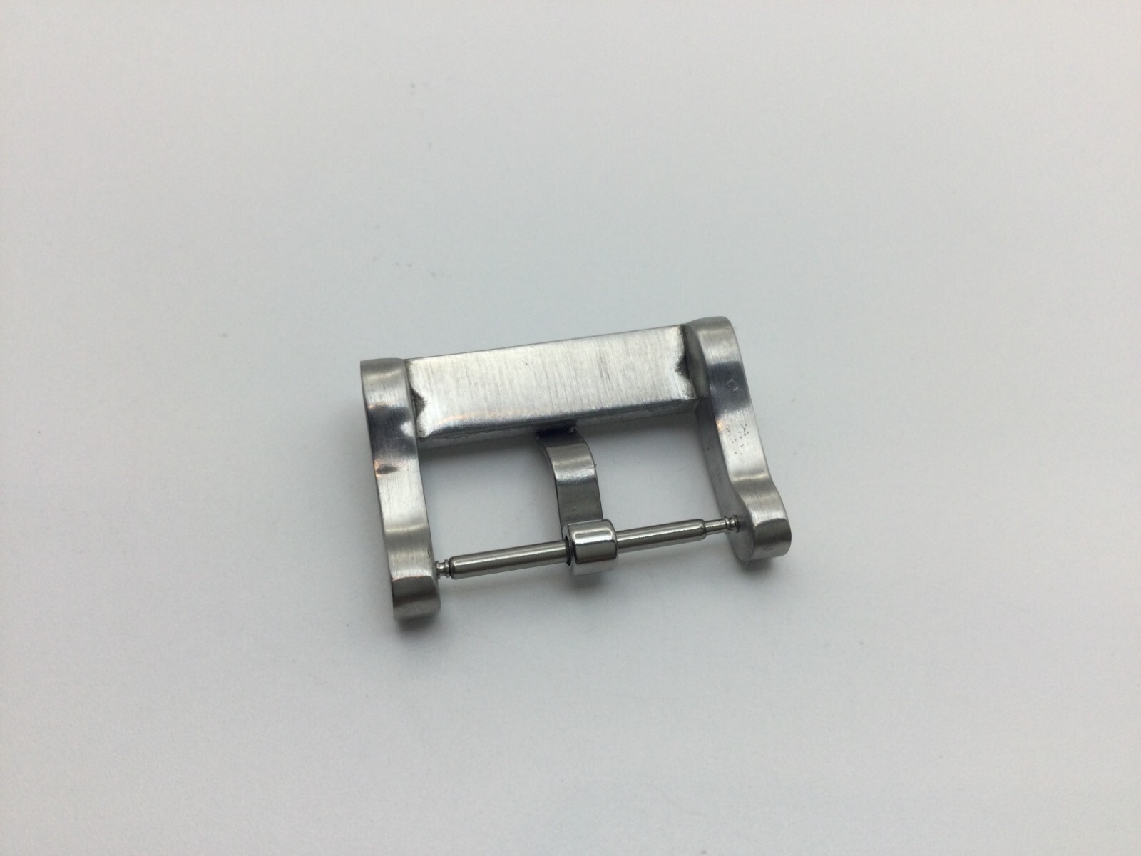 NOS TOP QUALITY 20MM TANG BUCKLE FOR BVLGARI DIAGONO RUBBER SILVER BRUSHED