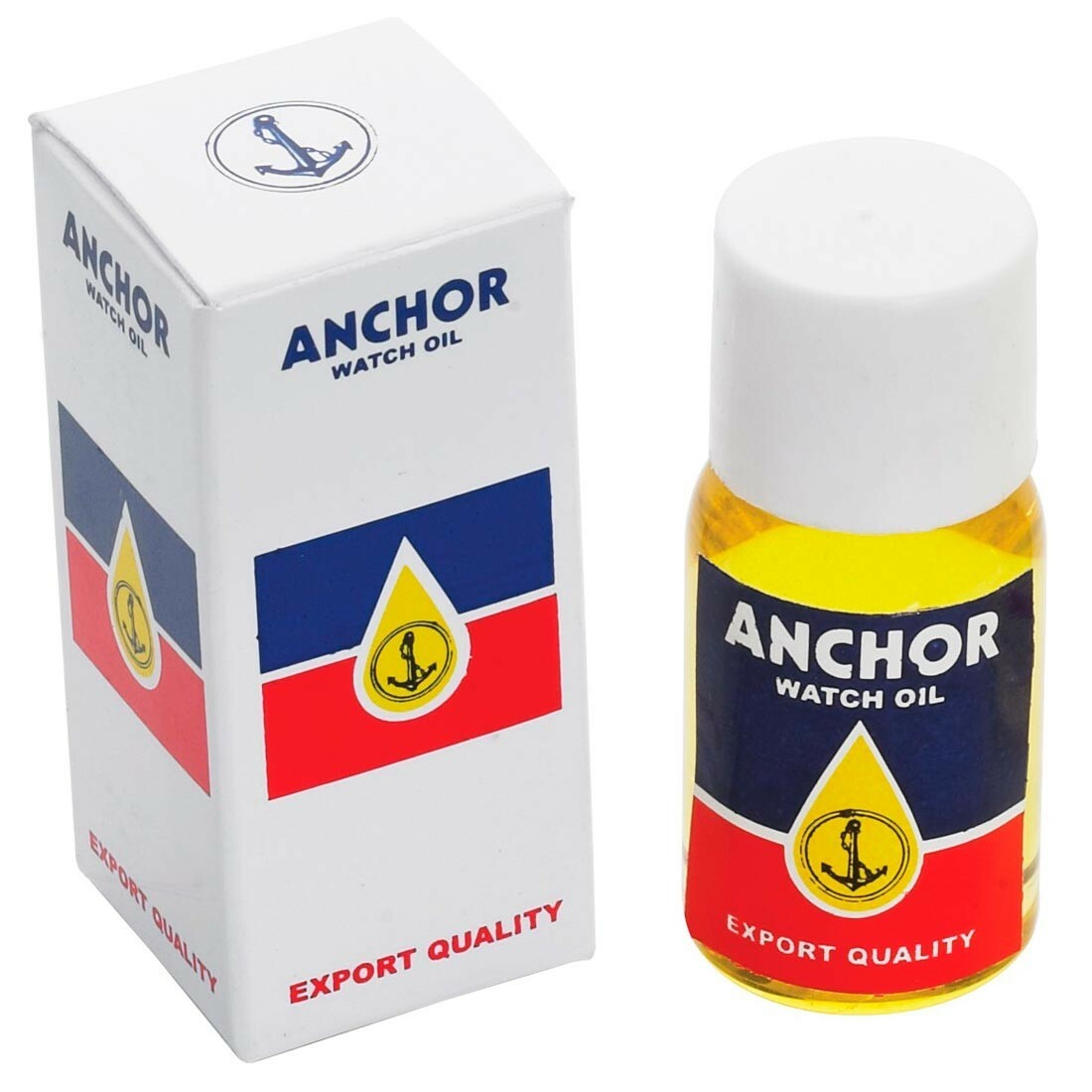 Anchor Refined Watch Oil Lubricant for Pocket and Wrist Watches Moebius 10ml