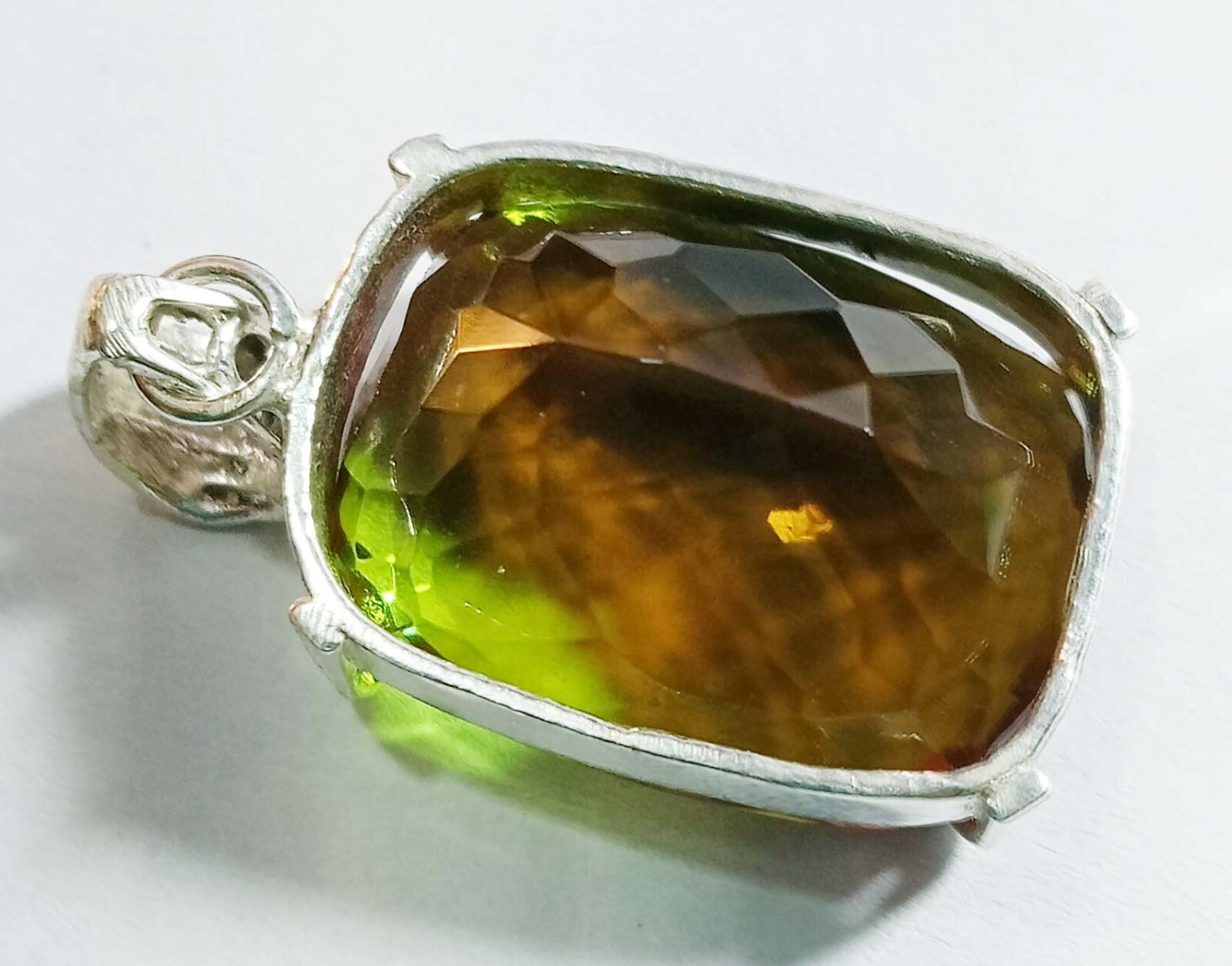 Alexandrite Cushion Cut Pendant 74.65 Ct Natural Locket Loose Gemstone Certified