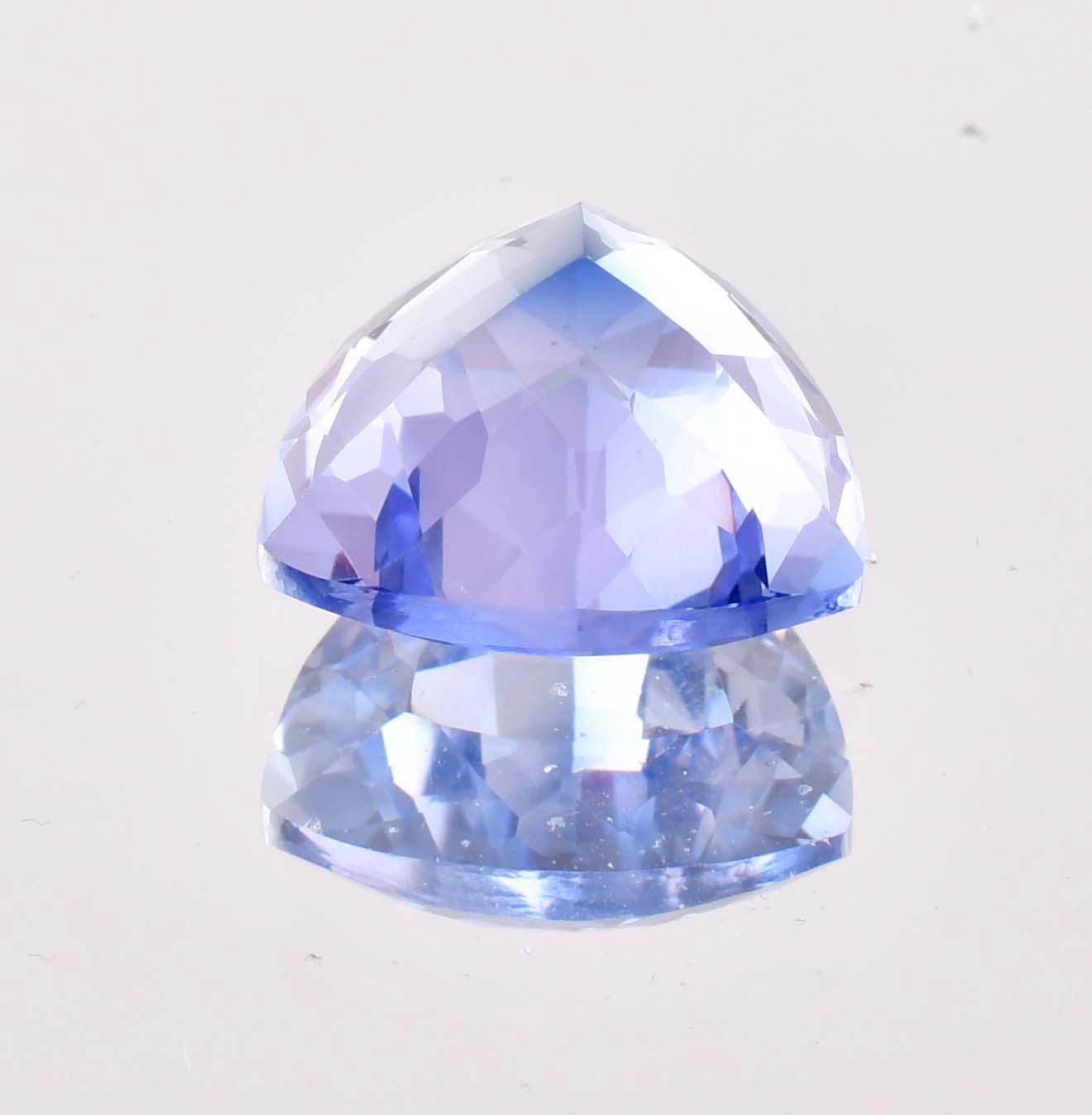 Natural Flawless 14 x 14 mm Ceylon Blue Sapphire Loose Gemstone (GIT Certified)
