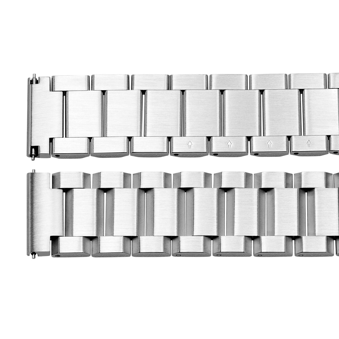 18mm 20mm 22mm 24mm Brush Metal Watch Band Solid Stainless Steel Bracelet Straps