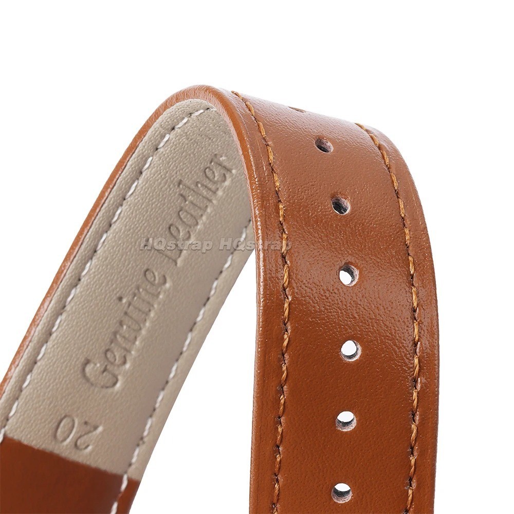 Leather Watch Strap 12mm to 24mm Genuine Replacement Soft Bracelet Watch Band