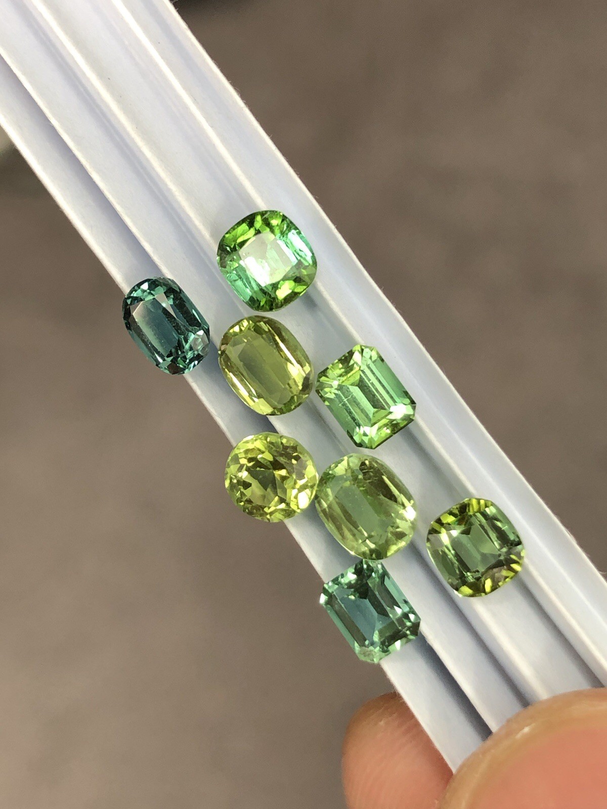 4 Carat Natural Multi Color Tourmaline – Faceted Afghanistan Tourmaline