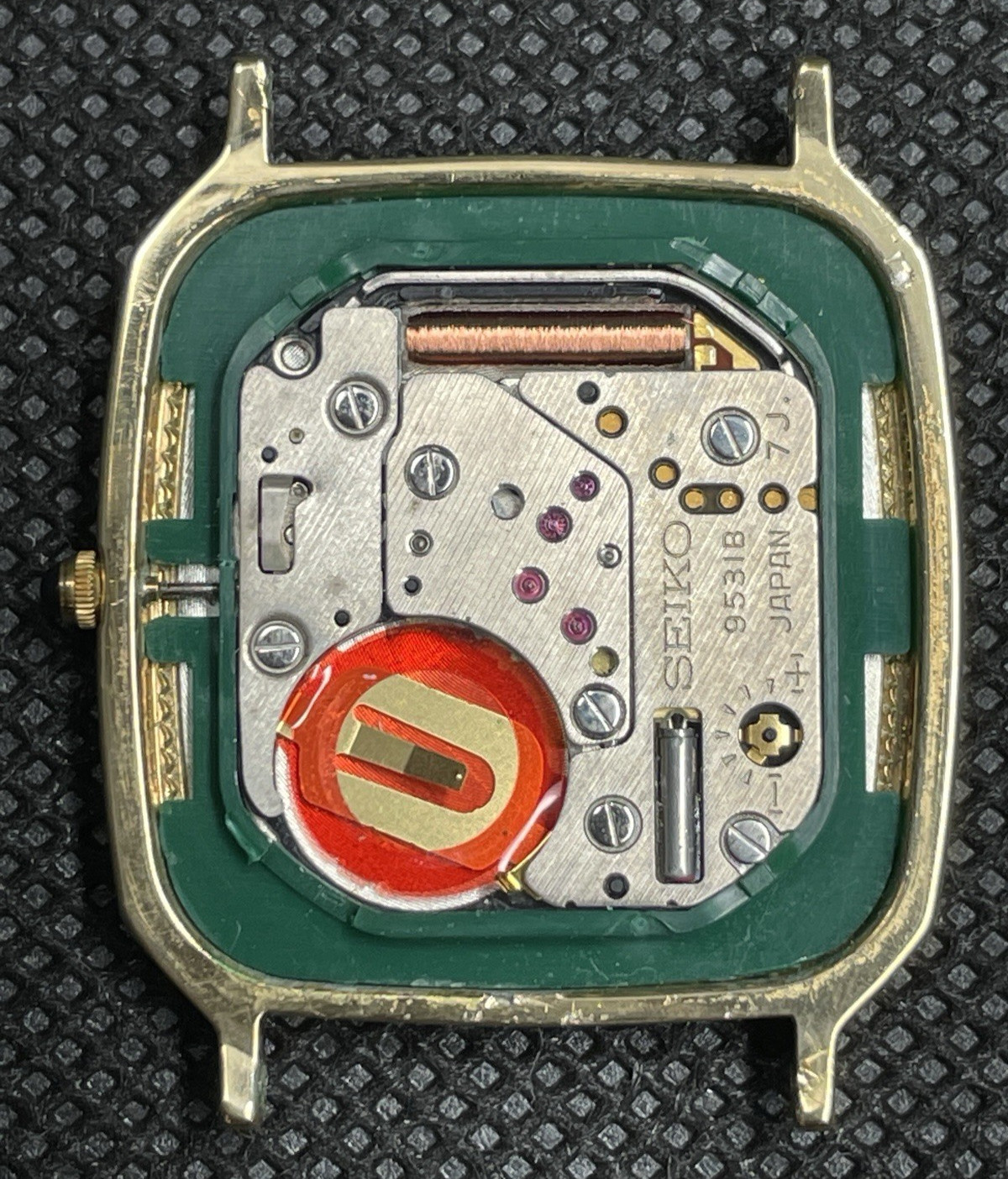 [Very good] Vintage SEIKO Dolce 9531-5000 Gold Quartz Men’s Watch JAPAN