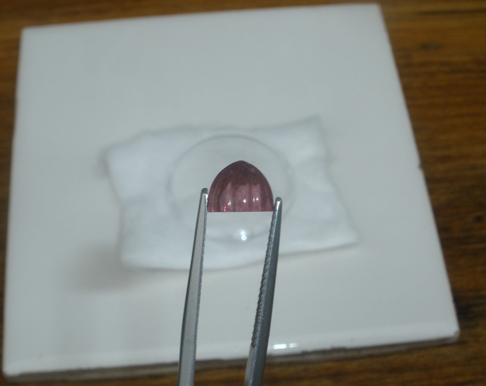 8mm Pink Tourmaline Fancy Round Bullet Shape Gem