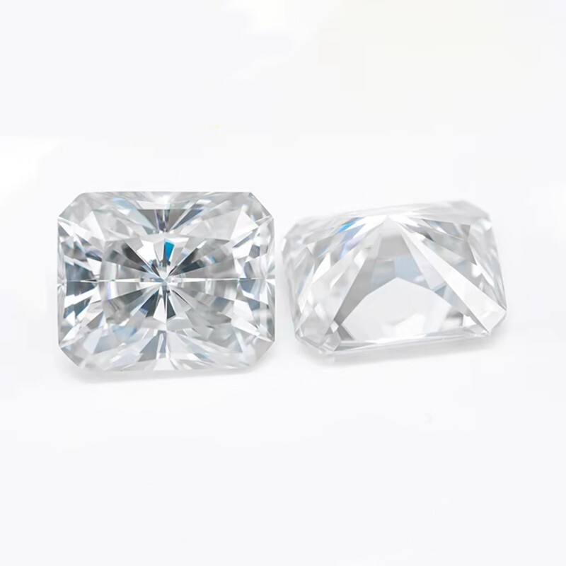 Radiant Cut 0.2-10ct Sparkling Loose Moissanite D Color VVS1 GRA Wholesale Price