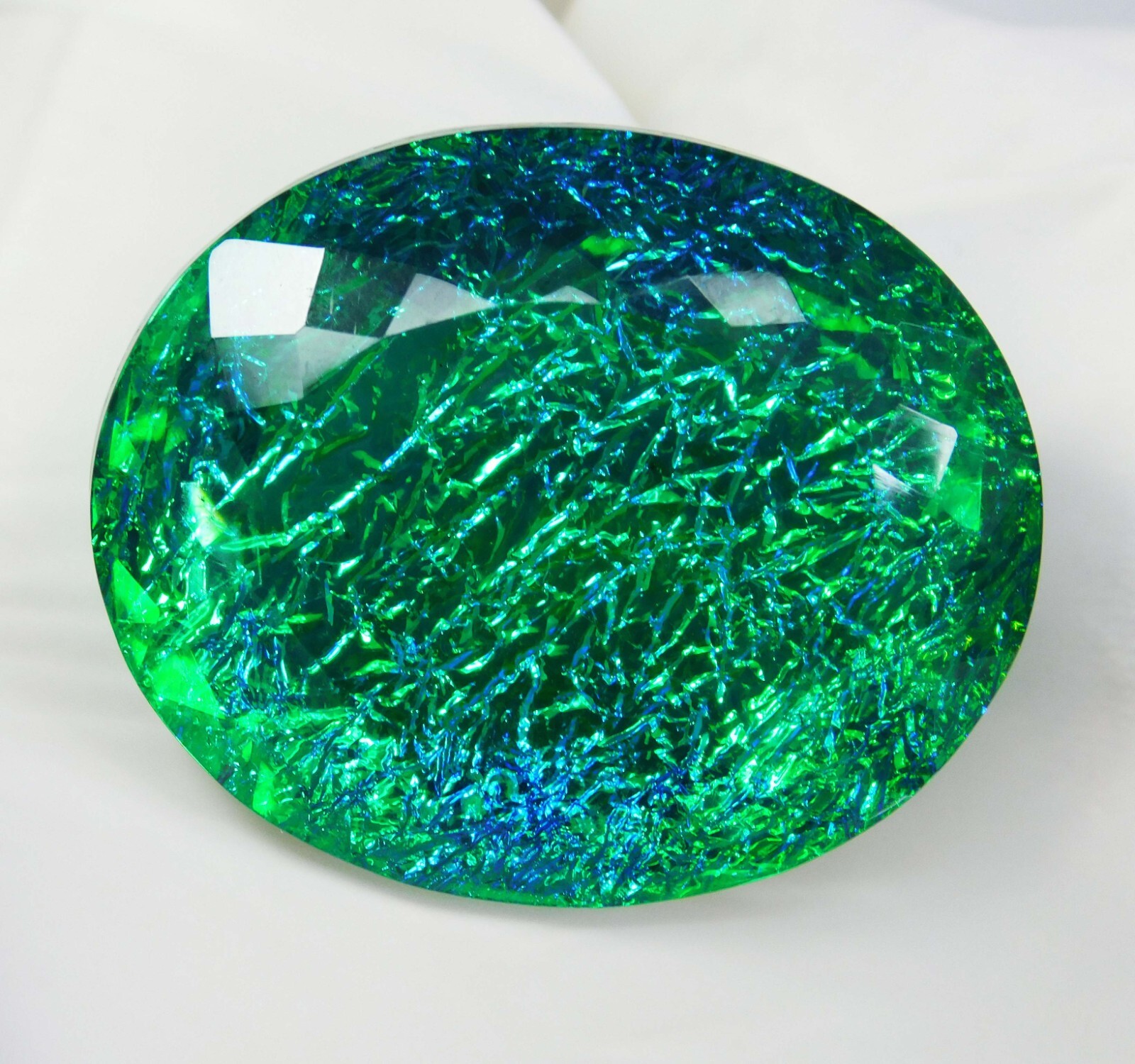 104.30 Ct Natural Monarch Fire Opal Doublet Oval Cut Loose Gemstone Certified