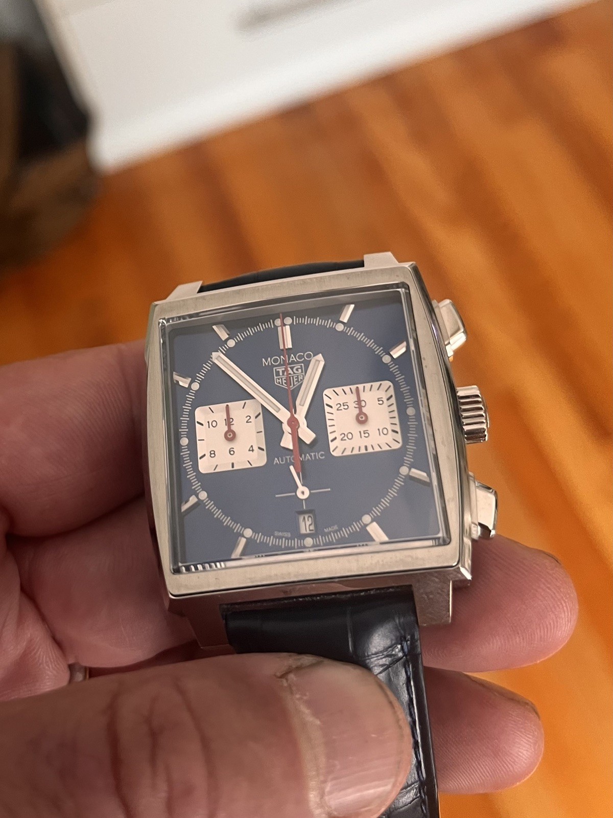 Tag Heuer Monaco automatic Chronograph blue Heuer 02 Men’s Watch CBL2111.FC6453