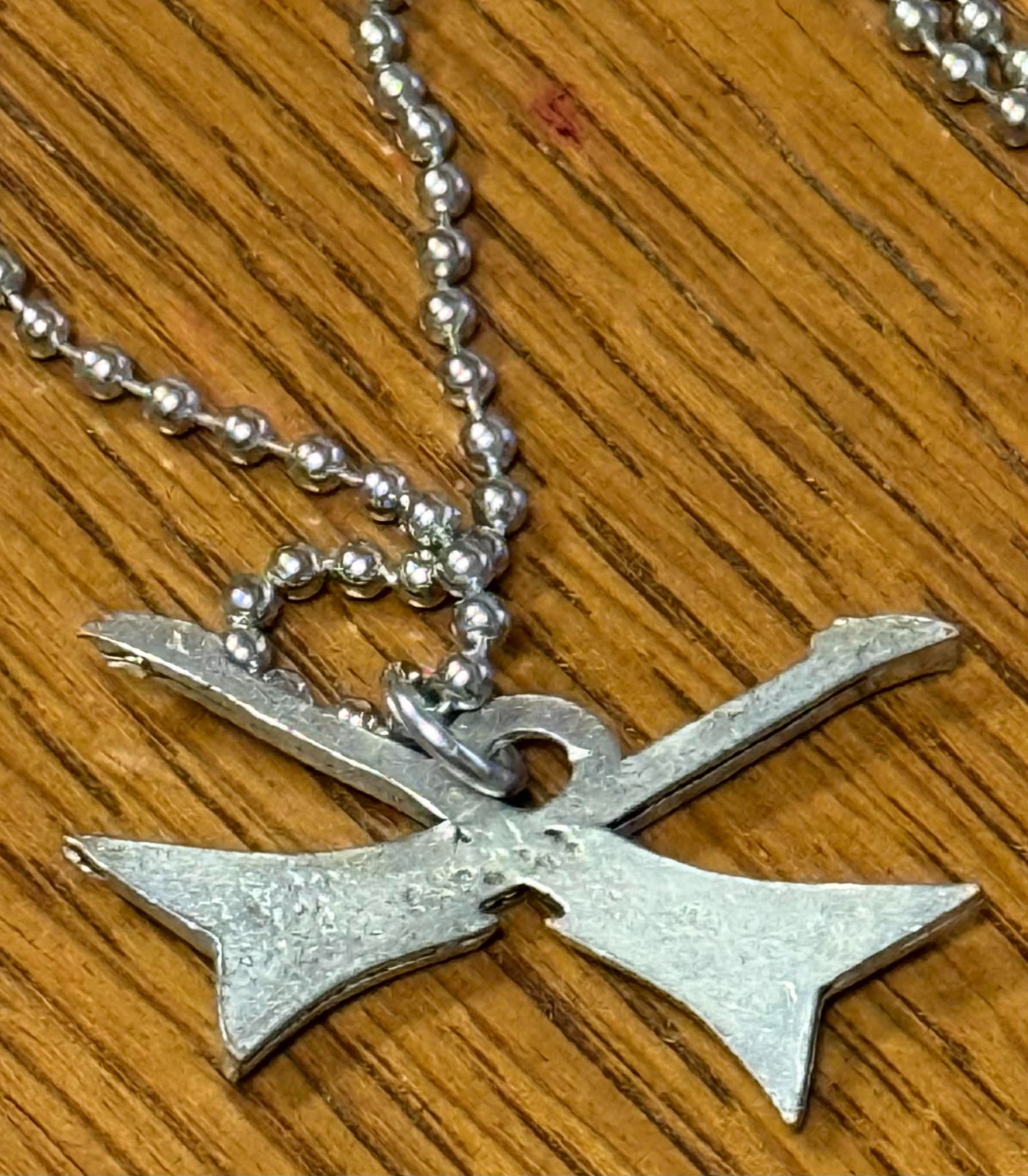 Dueling Electric Guitars “Real” Fine Pewter Lead Free with Necklace Made in USA