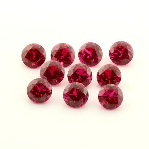 BULK (1.5mm – 15mm) Round AAA Lab Created Ruby