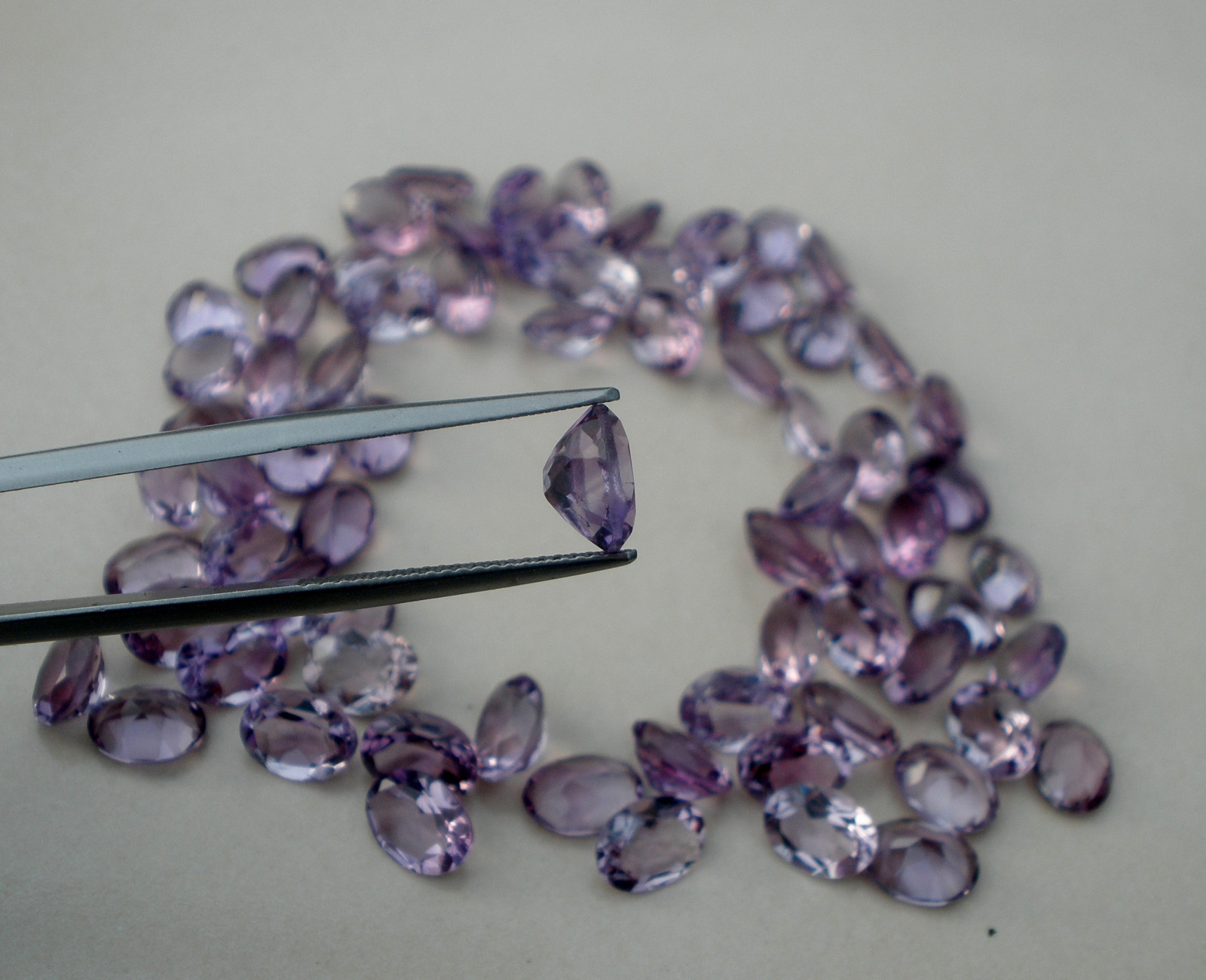 Amethyst Oval Loose Faceted Natural Gem 8x6mm