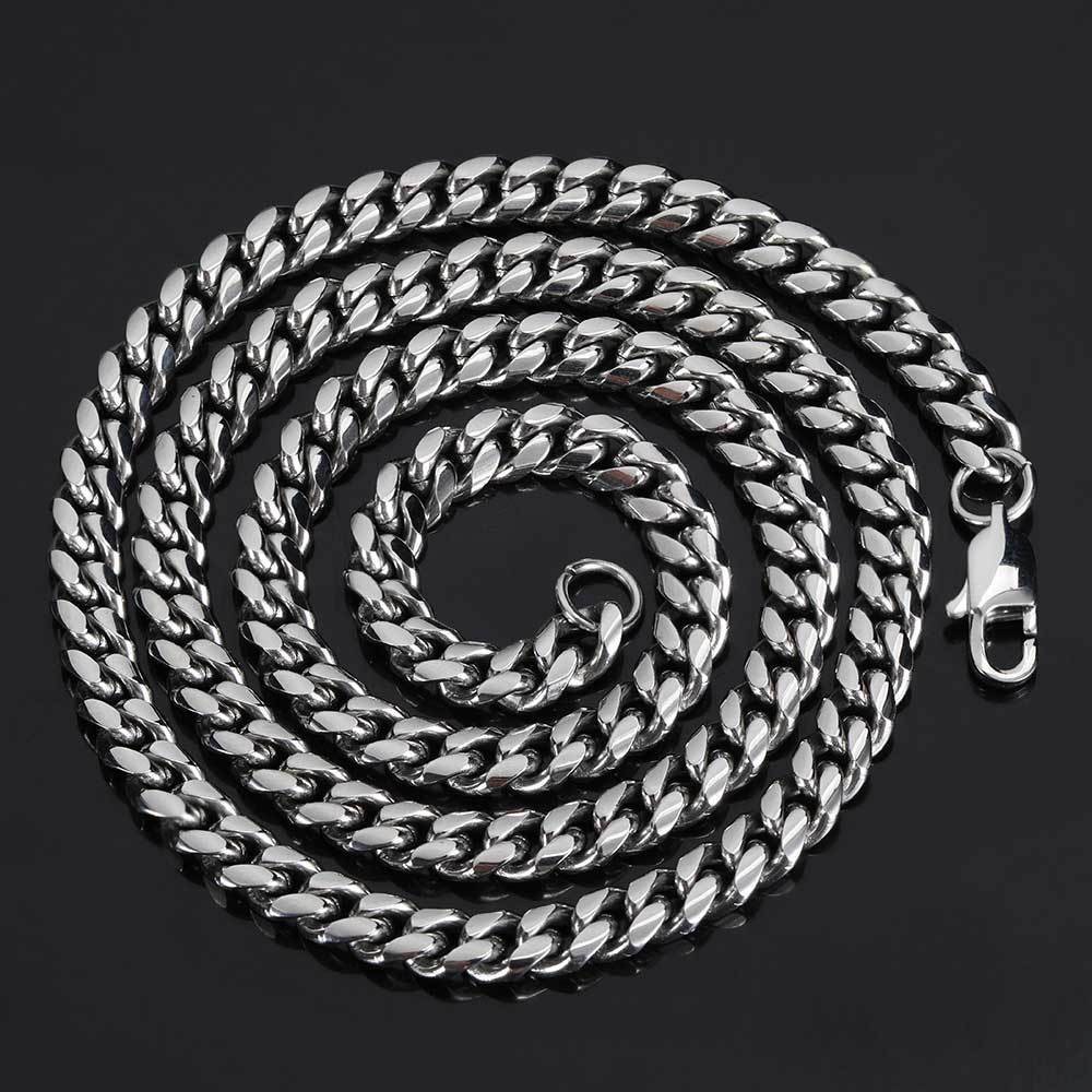 16–30″ Cuban Twist Stainless Steel Chain Available In Gold And Solid Colors