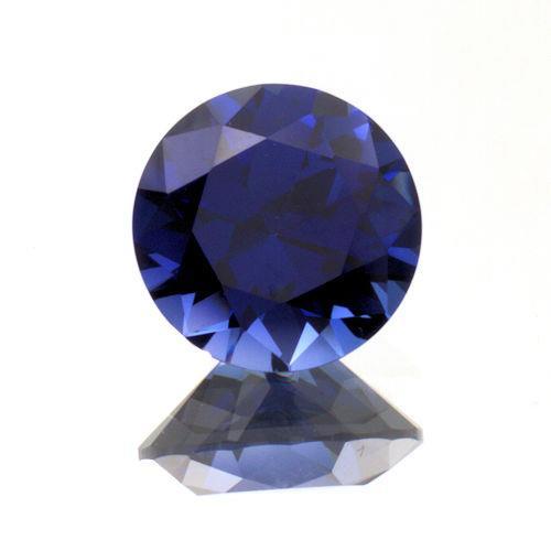 (2mm – 12mm) Round AAA Lab Created Blue Sapphire