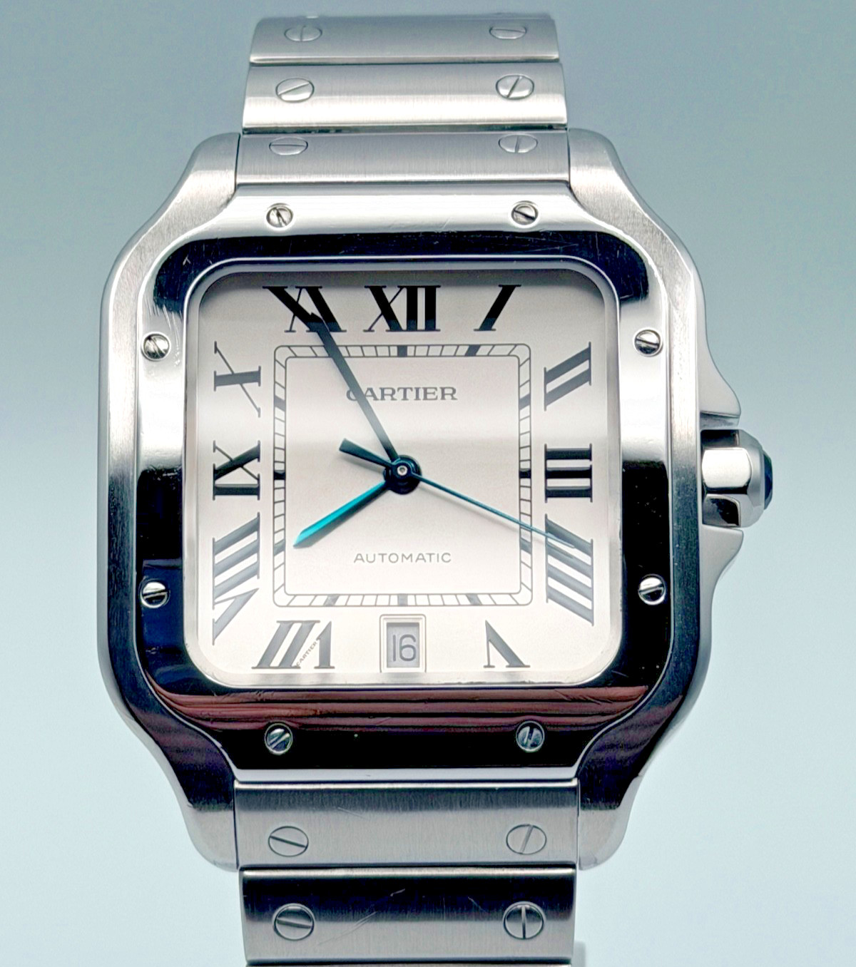 Santos de Cartier Large WSSA0018 | Full Set | 2 Extra Straps | Very Good