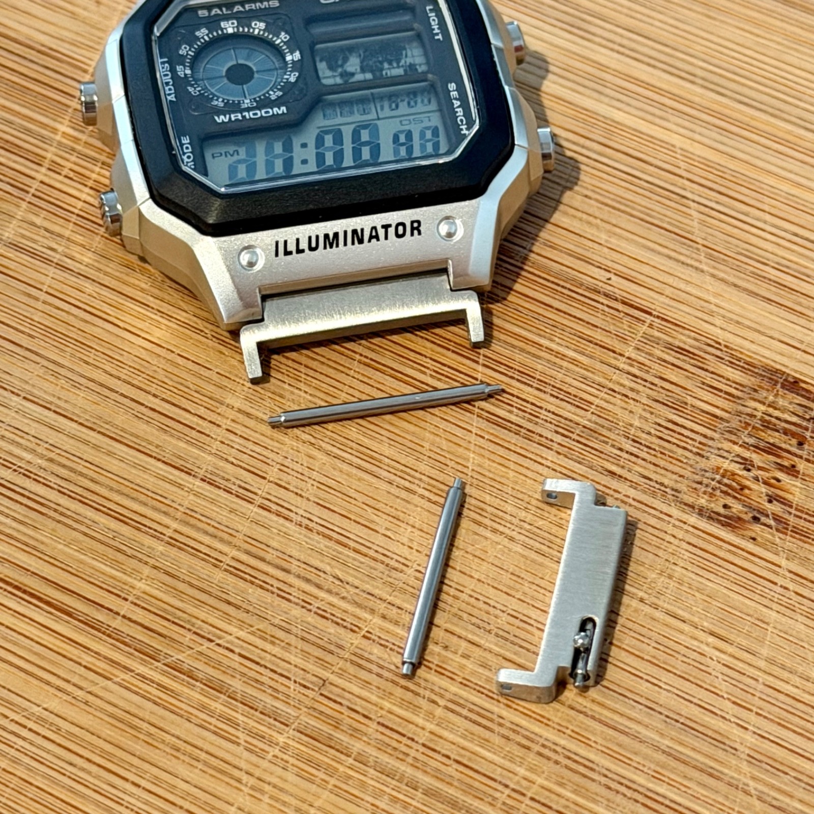 18mm Watch Band Adapters for Casio AE 1200WH 20mm Convertors Strap Connectors