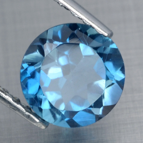 ROUND 10mm Wholesale Lot AAA Natural Gem Brazil London Blue Topaz VVS Quality