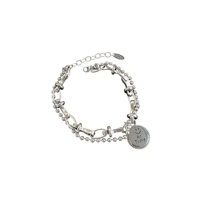 Solid 925 Sterling Silver Bracelet for Women | Vintage Handmade Simple Bangle