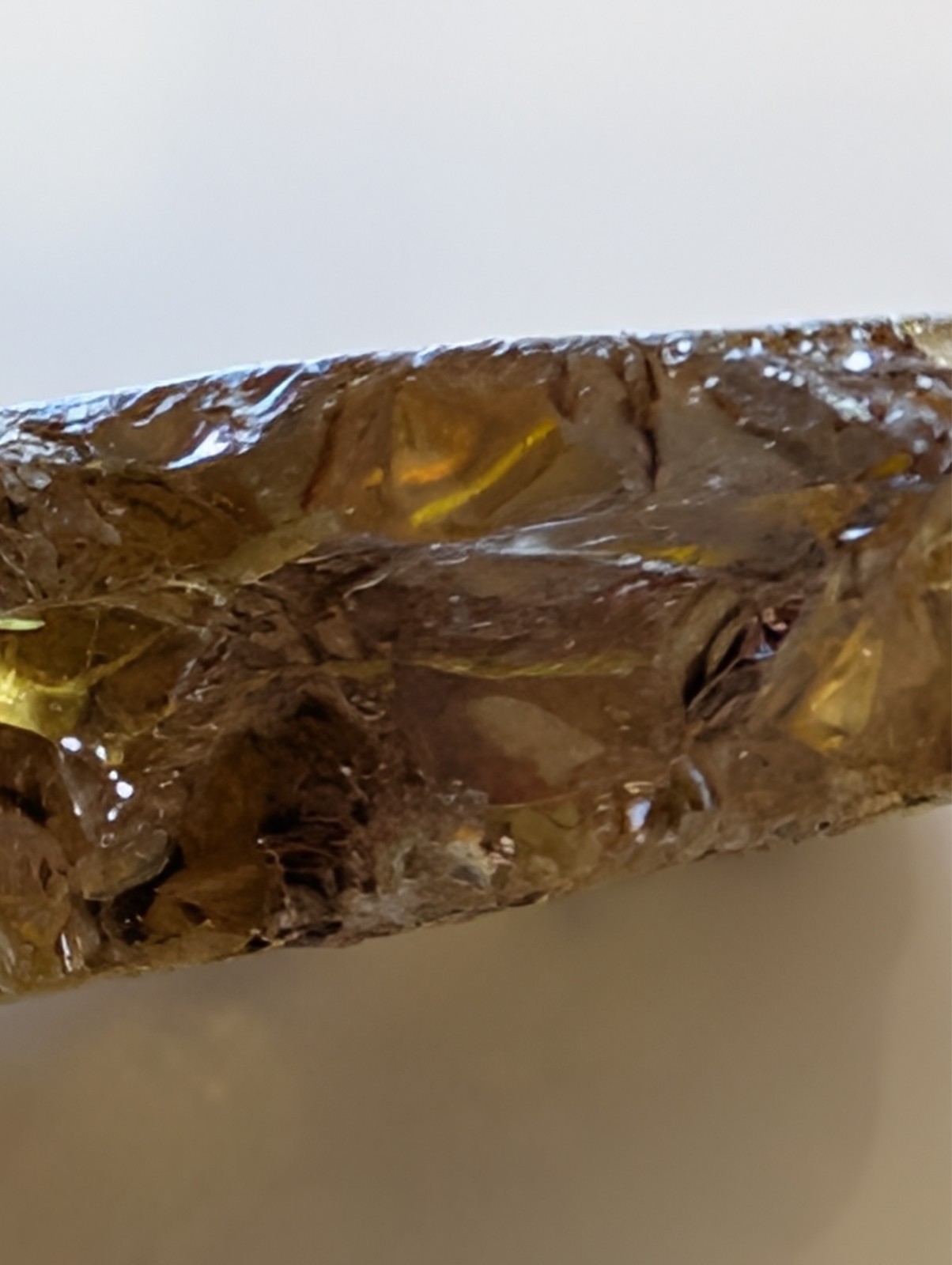 USA seller 8.02 ct Cut to IF Sphene facet rough gemstone specimen