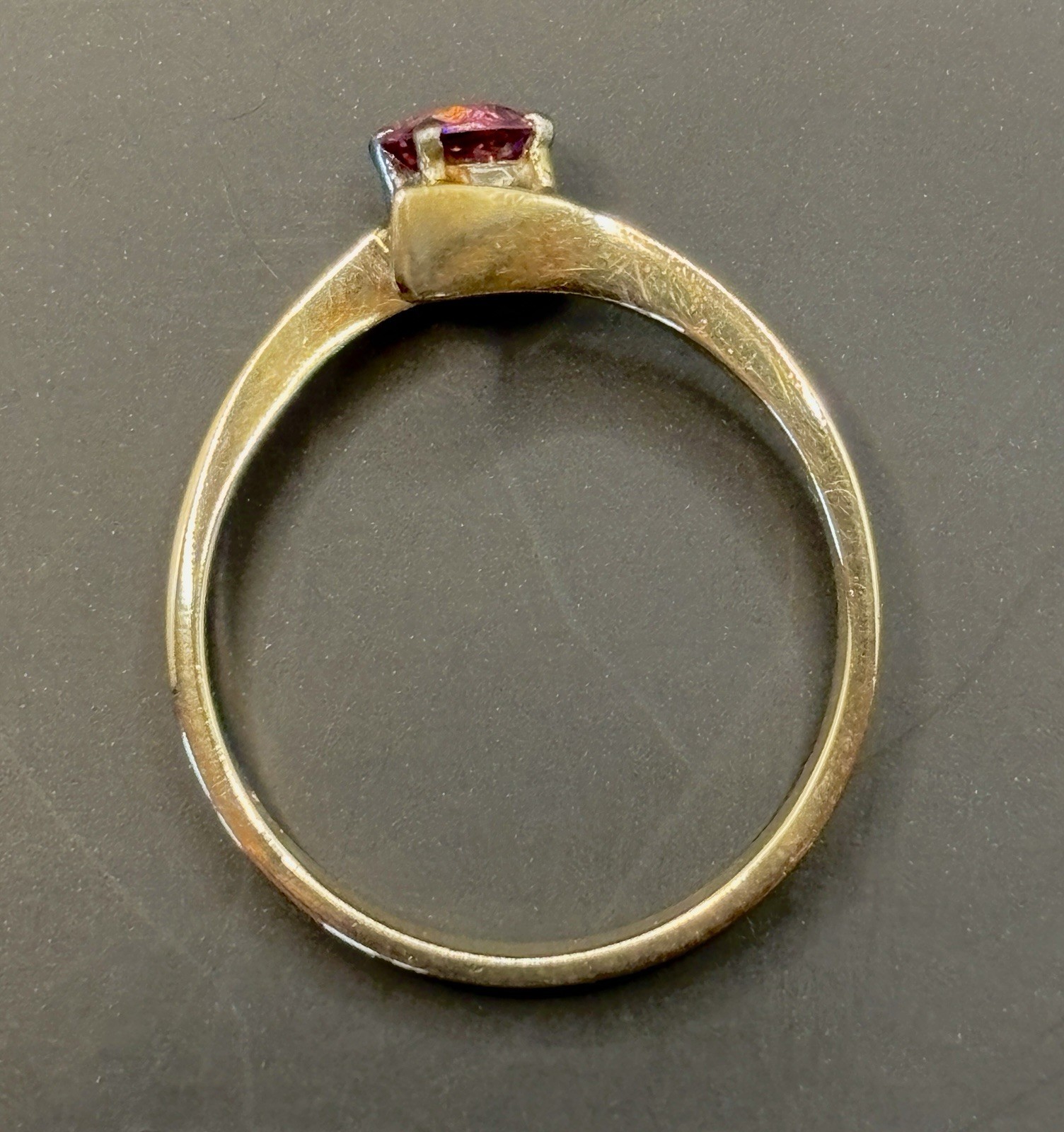 Pink Tourmaline Ring – 4.53mm/.40 carats, 9 carat gold