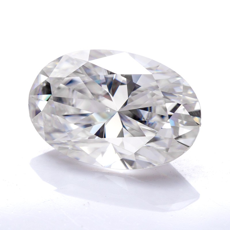 US 0.5ct GRA D Color Sparkling Oval Cut 1-20pcs Loose Moissanite VVS1 Wholesale