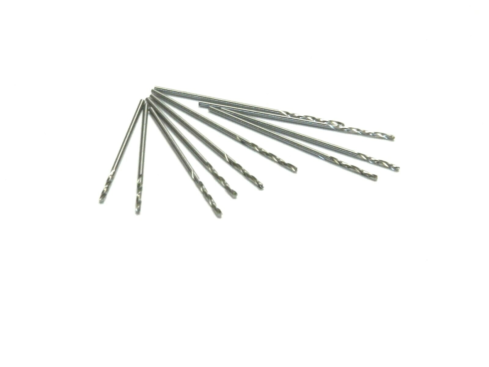 Drills HSS Twist Jobbers Drill Bits Metric 0.9mm Diameter Bright Finish 1 Pack