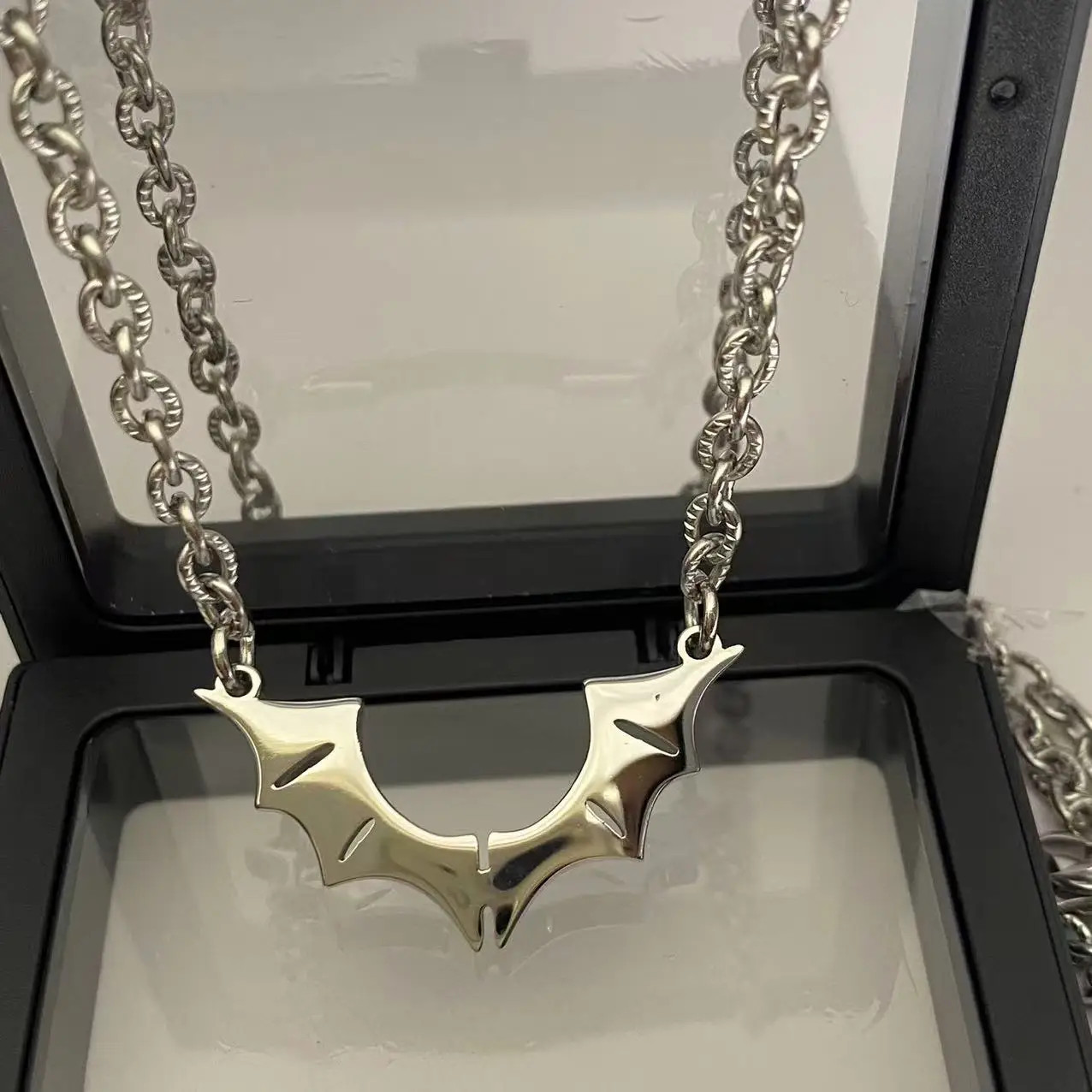 Fashion Boutique Stainless Steel Necklace Hip Hop Style Male and Female Couple N