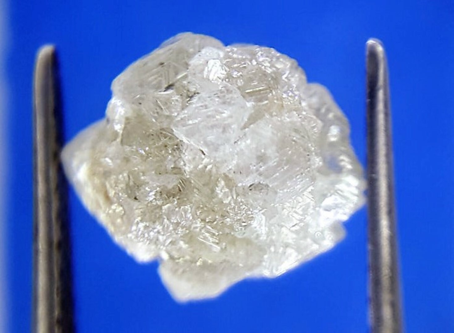 WHITE DIAMOND ROUGH FACET GEM GEMSTONE CANADA GENUINE NATURAL UNCUT 1 CT RAW I3